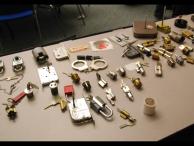High security and rare locks on display for attendees to play with.